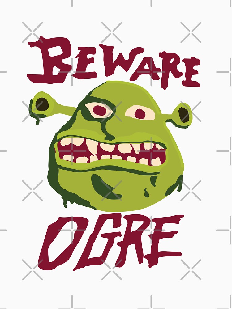 Beware Ogre Shrek Sign by SparkyDesign
