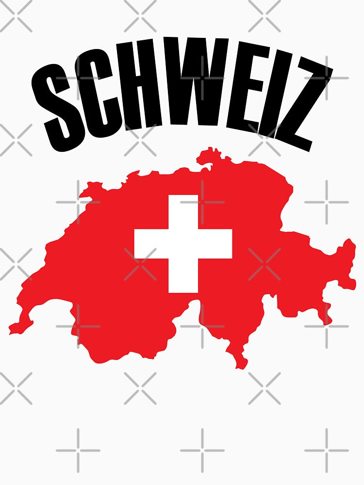 Switzerland - Schweiz Map by TravelScientist