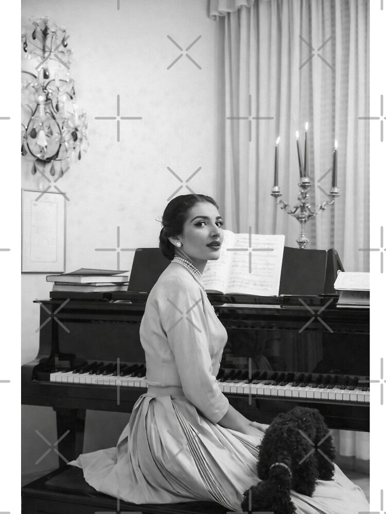 Maria Callas aesthetic by oliviafowlerart