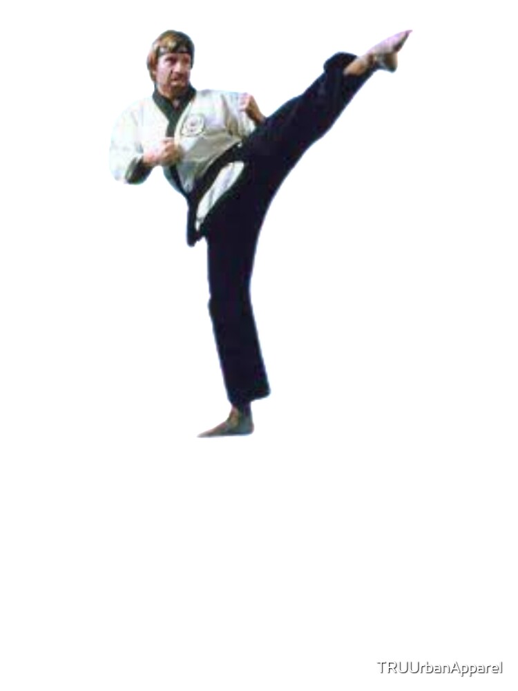 Chuck Norris Roundhouse Kick - Unleash the Legend by TRUUrbanApparel