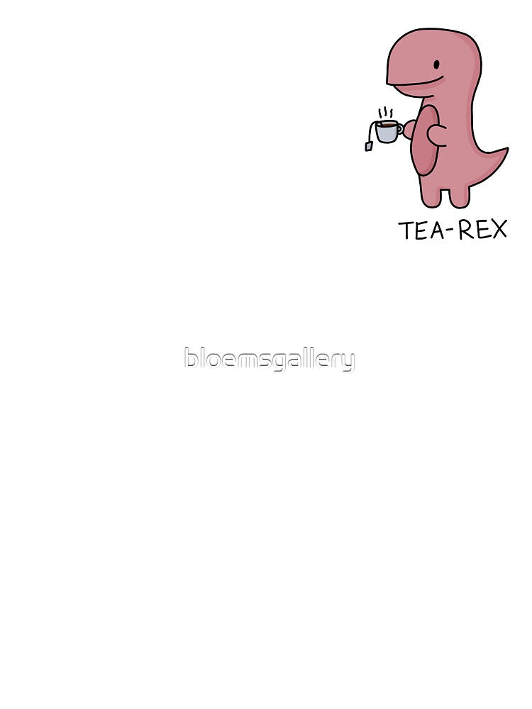 'Tea-Rex' Illustration by bloemsgallery