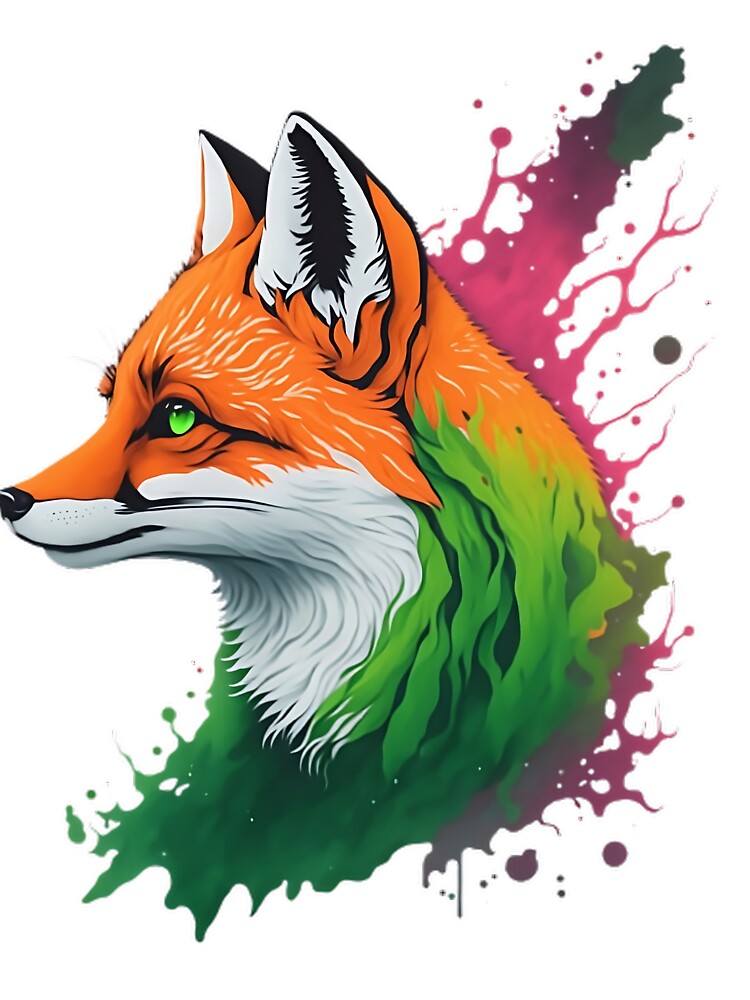 Kopie von Kopie von Colorful Cat Face by MikesArtDesign