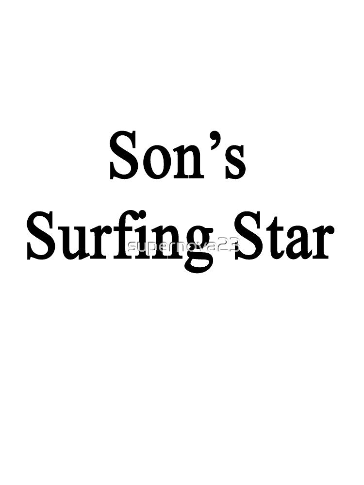 Son's Surfing Star by supernova23