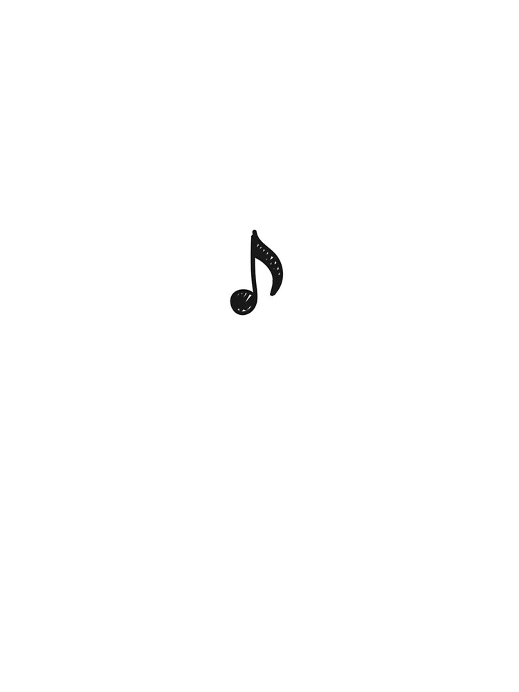 Singular music note by emberbliss