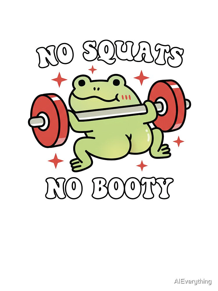 No Squats No Booty by AIEverything