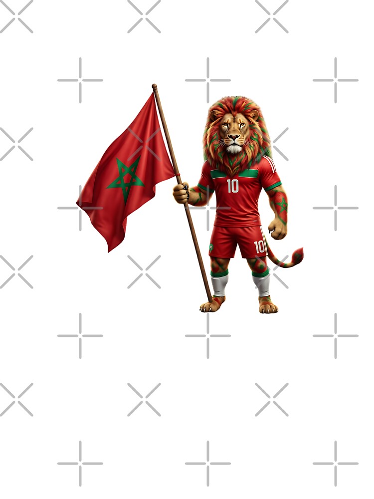 morocco world cup 2026 football supporter pride art by ArtDesignTp