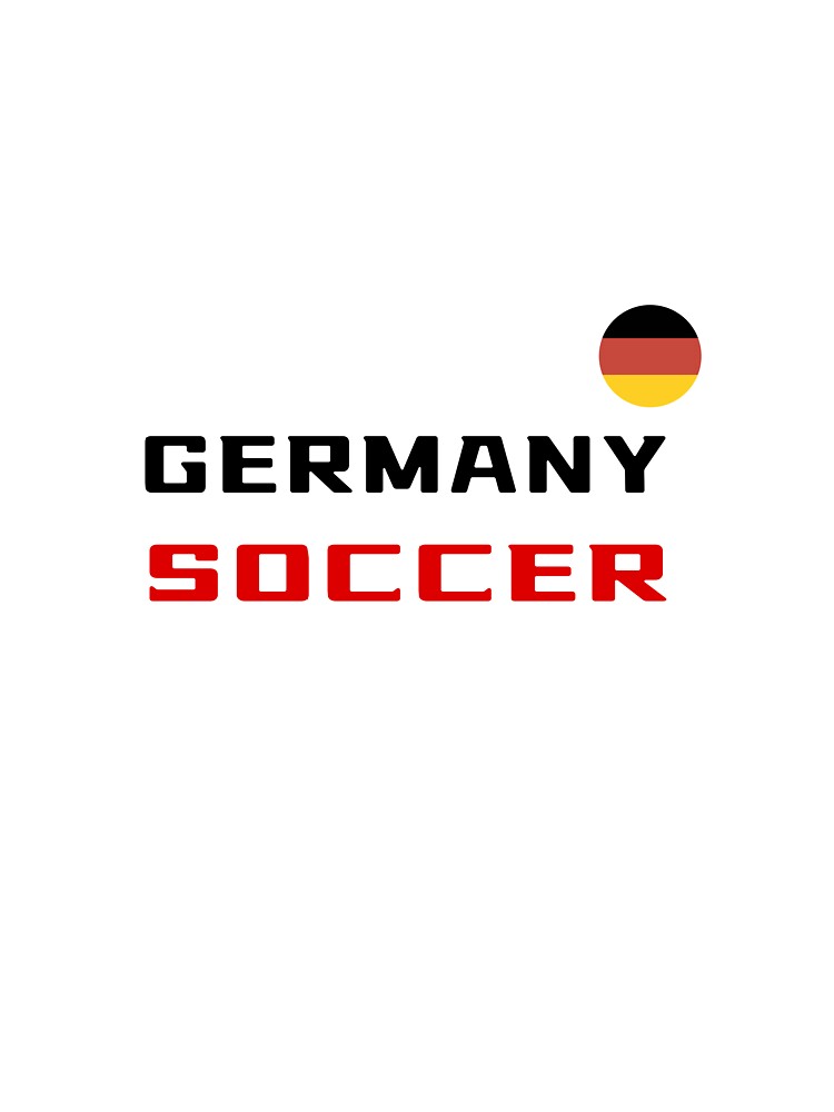 Germany Soccer T-Shirt with Flag – German Fan for '26 | Uncle Jichuan by Uncle-Jichuan