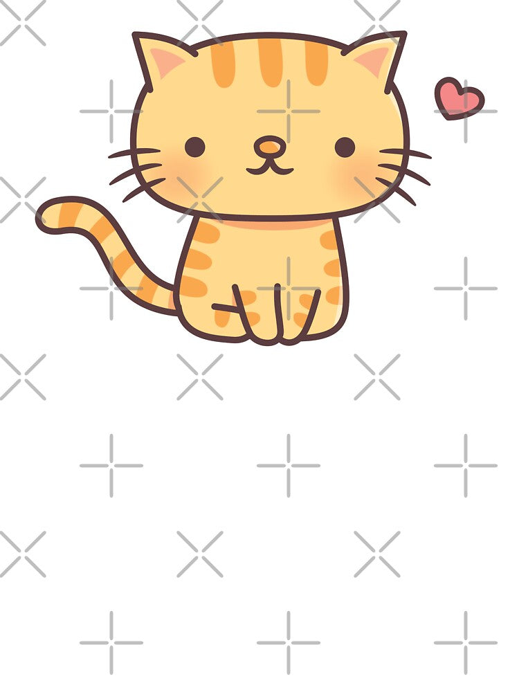 Cute Ginger Tabby Cat Doodle by rustydoodle