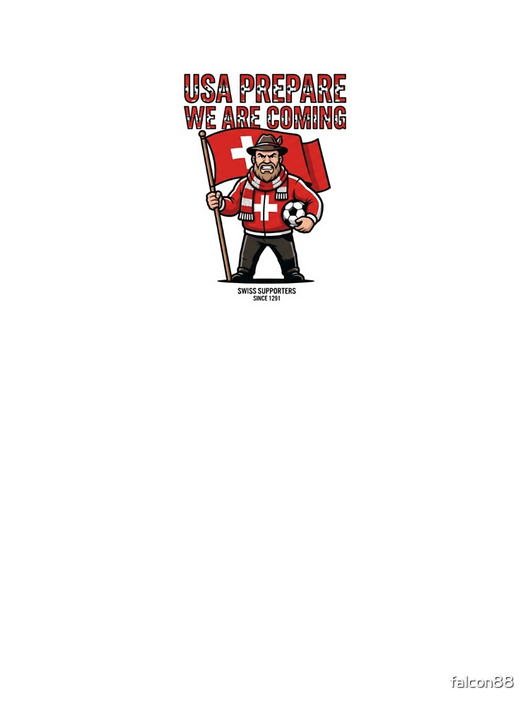 Switzerland Soccer Fans 2026 Sticker We Are Coming by Imaginarium of Chaos falcon88