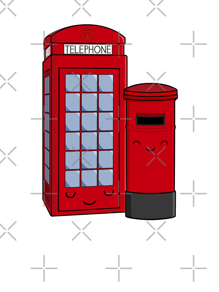 Cute Phone Box & Post Box by BaconPancakes21