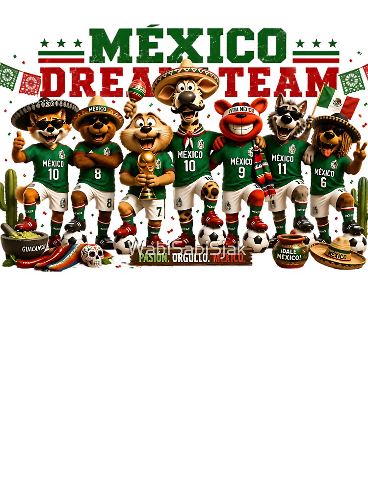 Mexico Dream Team | Proud Soccer Fans by WabiSabiSjak