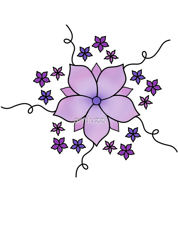 Pink and Purple Flower by antluzzi