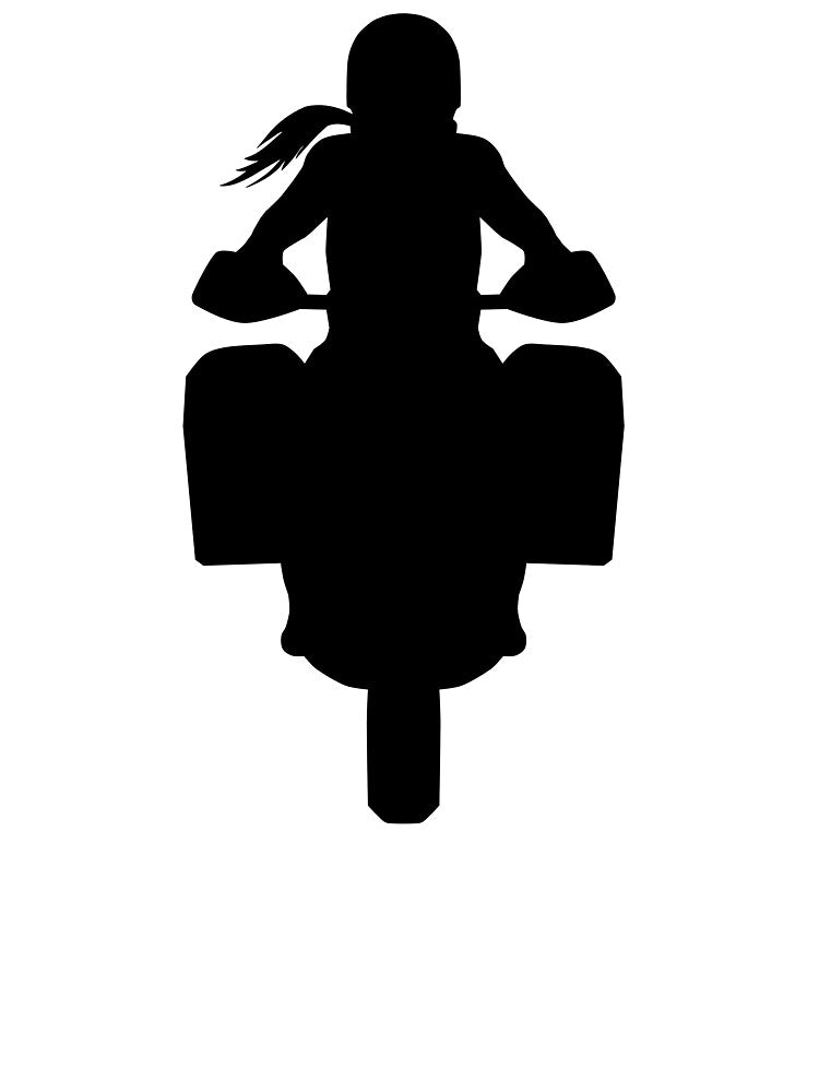 Travel Enduro Biker Tourer Biker Girl Travel Machine Biker Girl Motorcyclist Travel Motorcycle by RS-Design-Biker