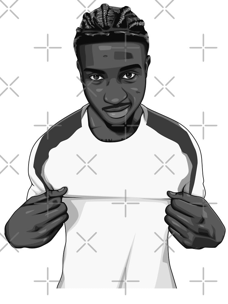 Mohammed Kudus Black and White Version by Aldduardo