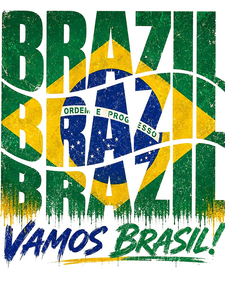 Brazil Soccer Fan Vamos Brasil by schoolofbullies