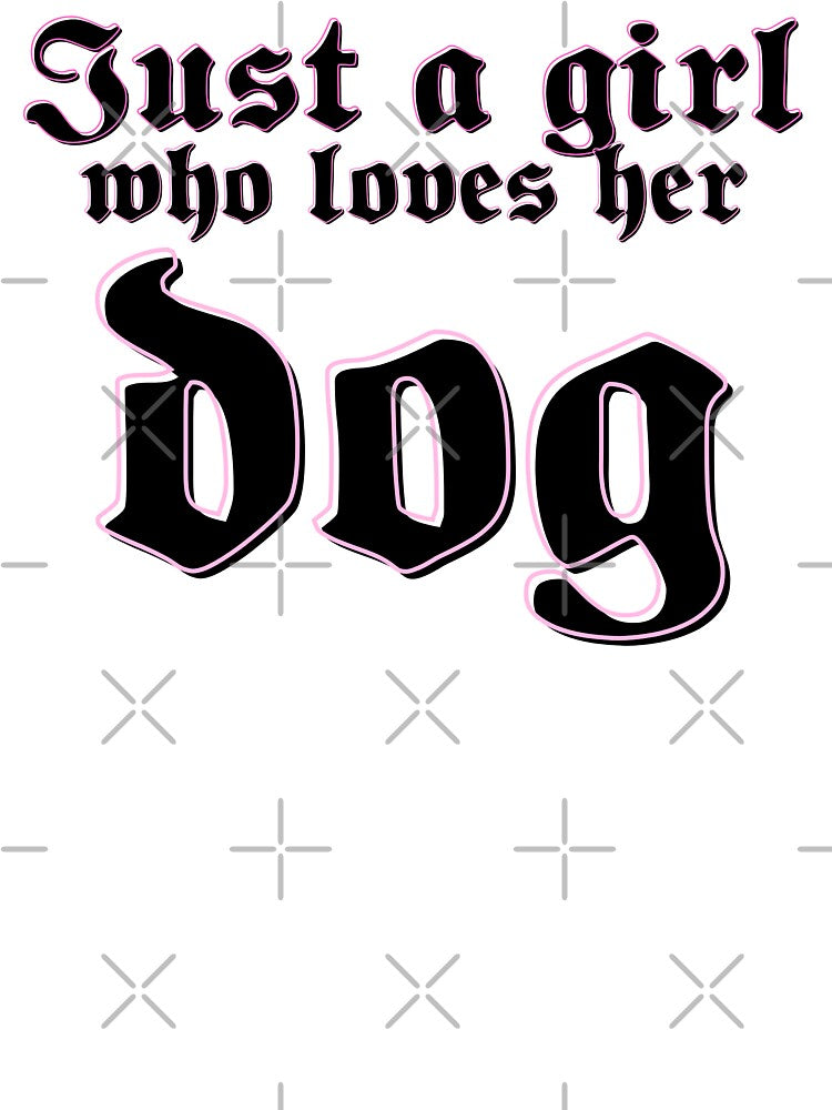 Just a girl who loves her dog by CreativaNook