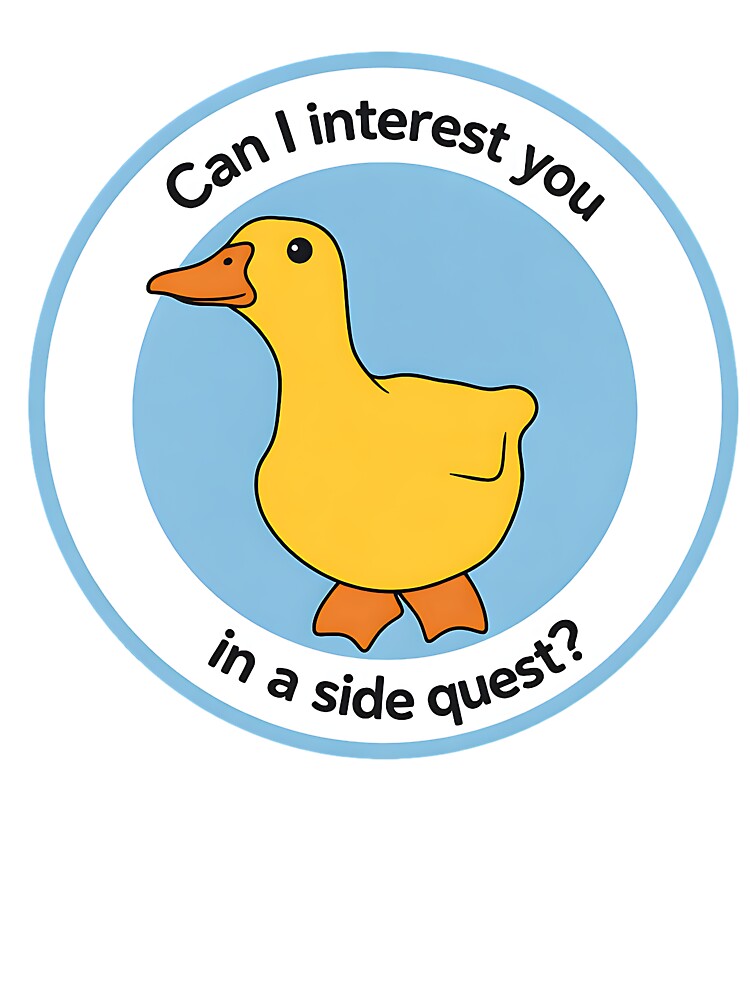 "Can I interest you in a side quest?" by evokerys