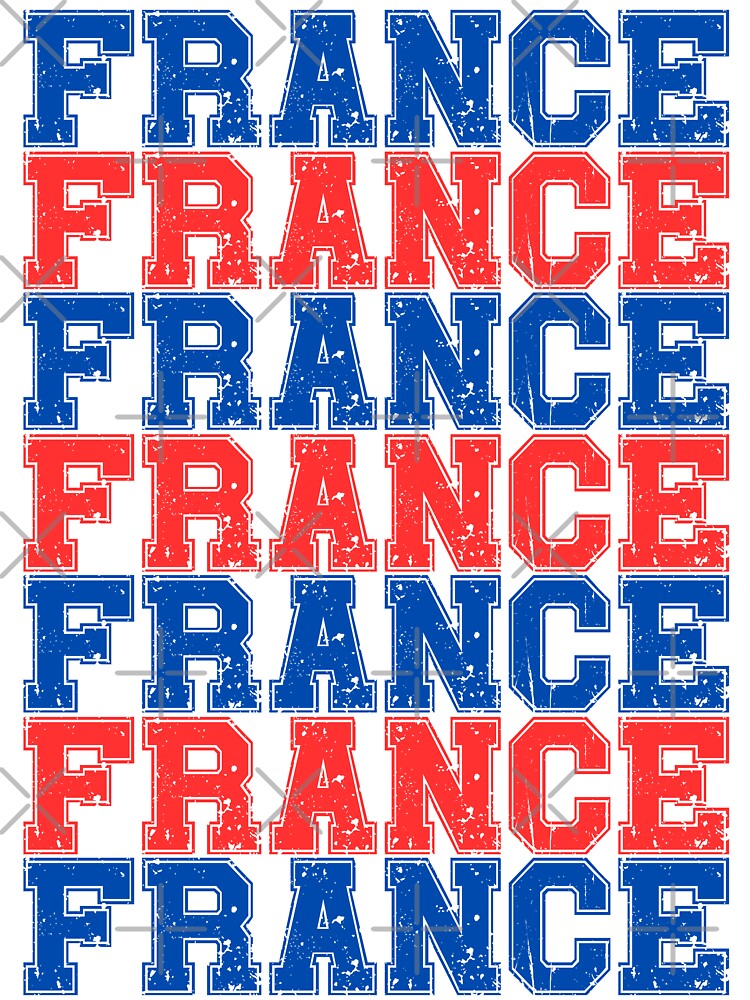 Vintage Team France Flag Soccer Fan 2026 by legendaryskins