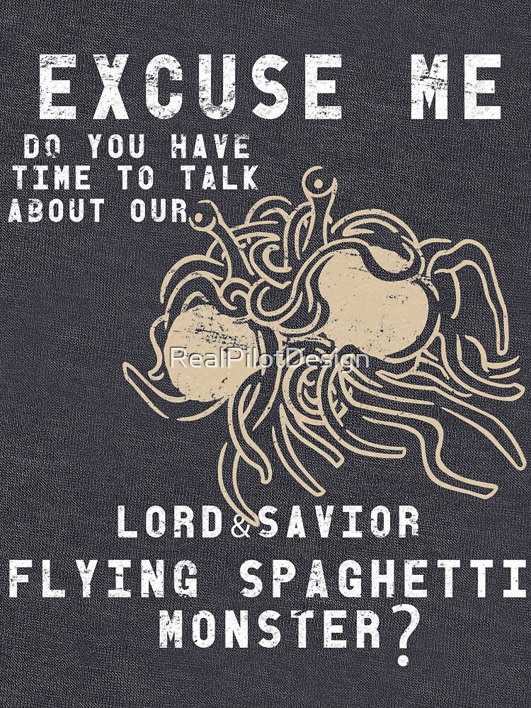 Lord & Savior Flying Spaghetti Monster | Funny Religion Pastafarian Parody by RealPilotDesign