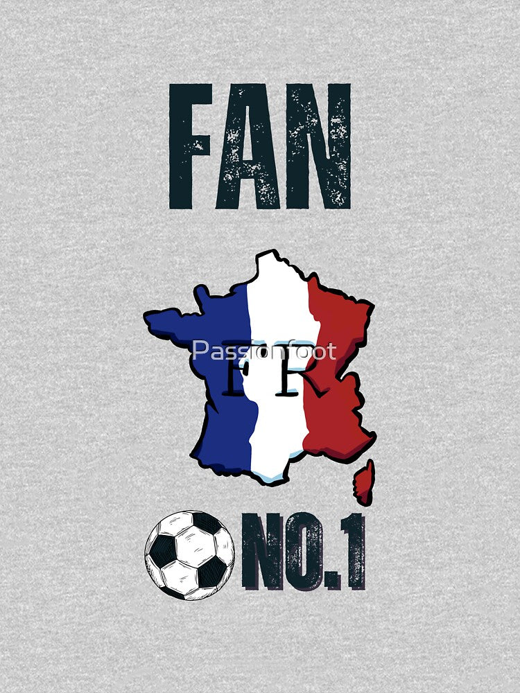 . Fan of the French national football team, Blues, tricolor-passion football by Passionfoot