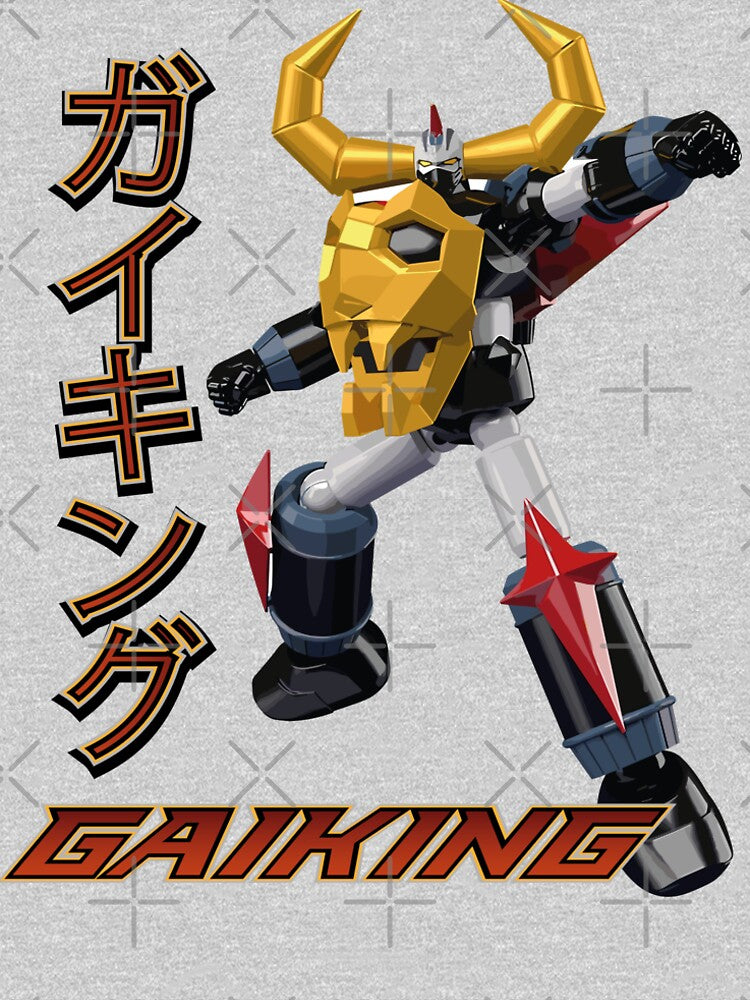 Gaiking El Gladiador Demon Dragon  70s anime by ortizferdesign