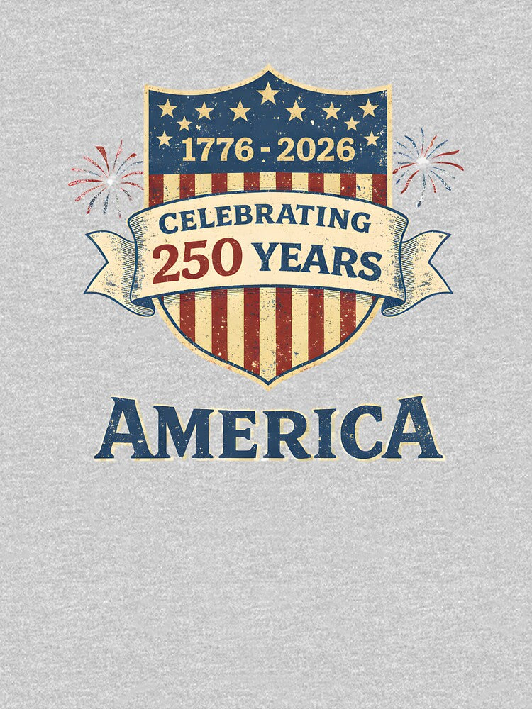 Vintage America 250 T-Shirt – 1776–2026 Patriotic Throwback USA Independence Design by HooptownRV