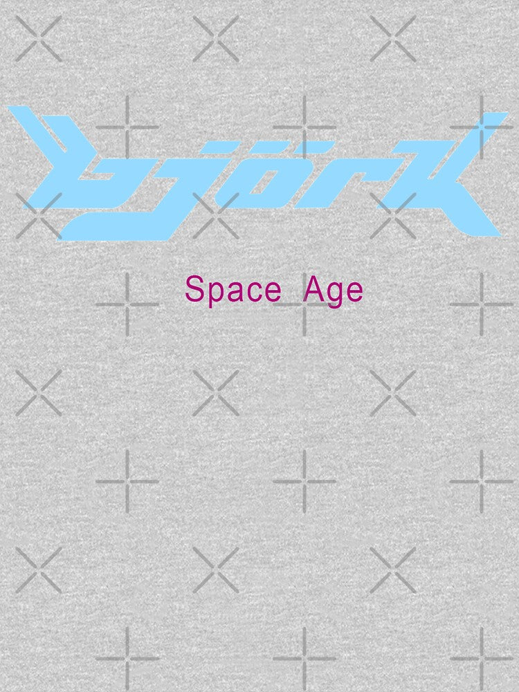 Bjork Space Age Vintage Logo (Blue) by hypelaboratory