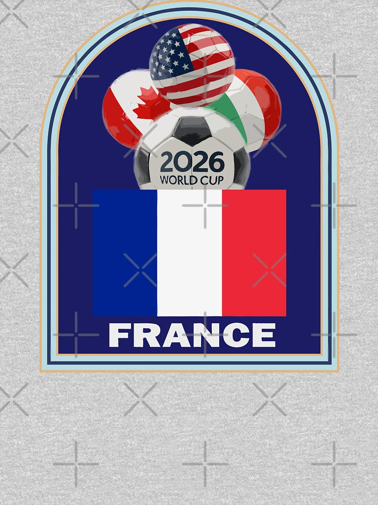 France 2026 Soccer T-shirt by benchpod47