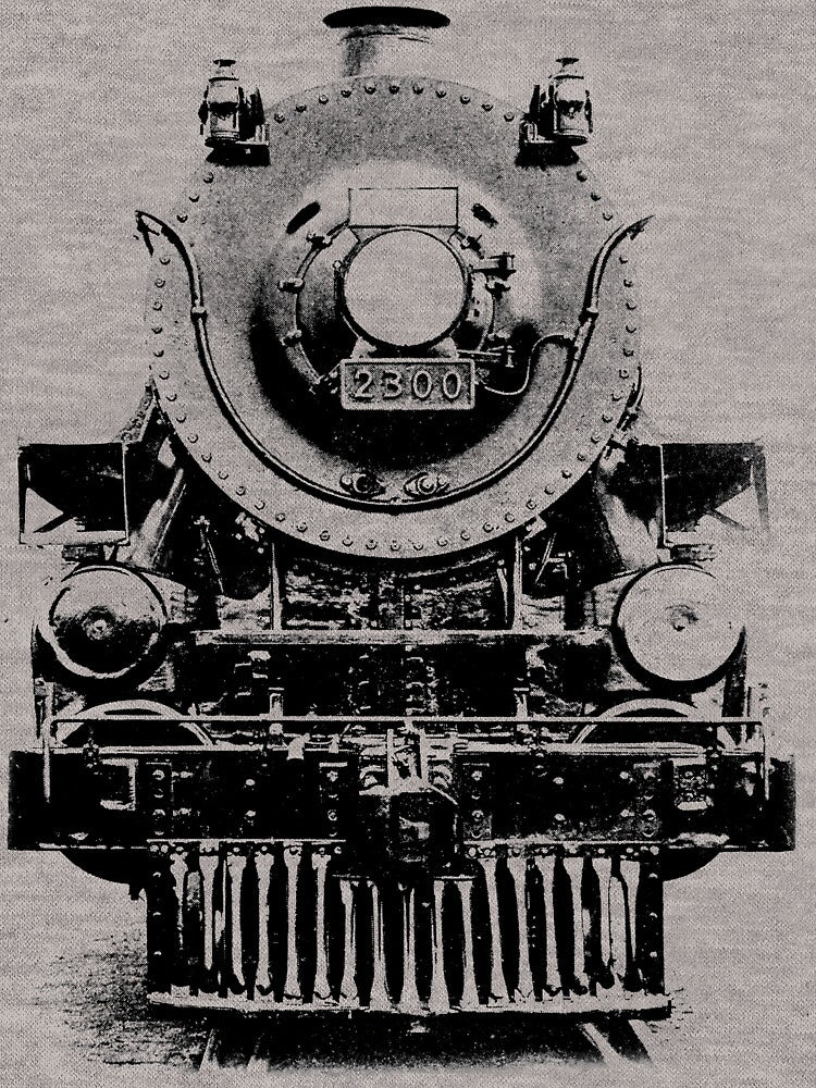 Vintage steam train illustration by greenave
