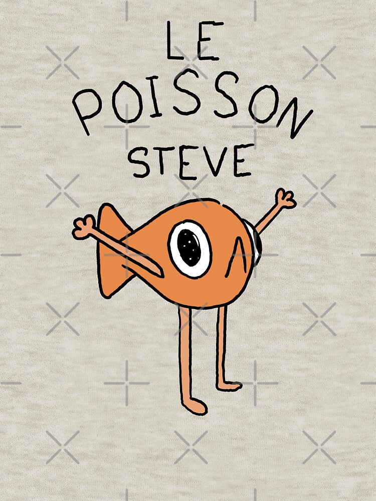 Le Poisson Steve by Woodcut Prints