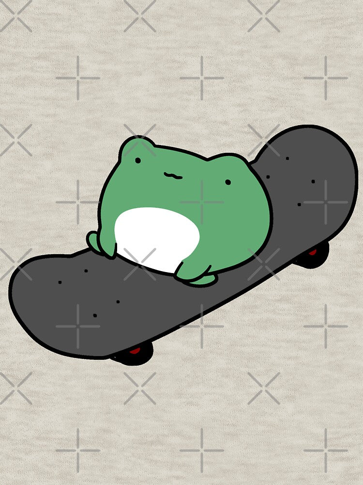 Skateboarding Frog by SaradaBoru