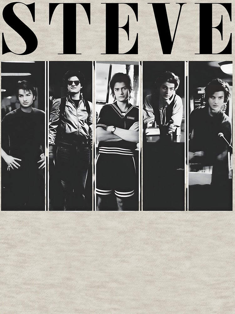 Steve Harrington Vintage Bootleg T-Shirt – Retro 80s Fan Art Tee Inspired by Joe Keery, Classic TV Series Unisex Graphic Top by thudoando