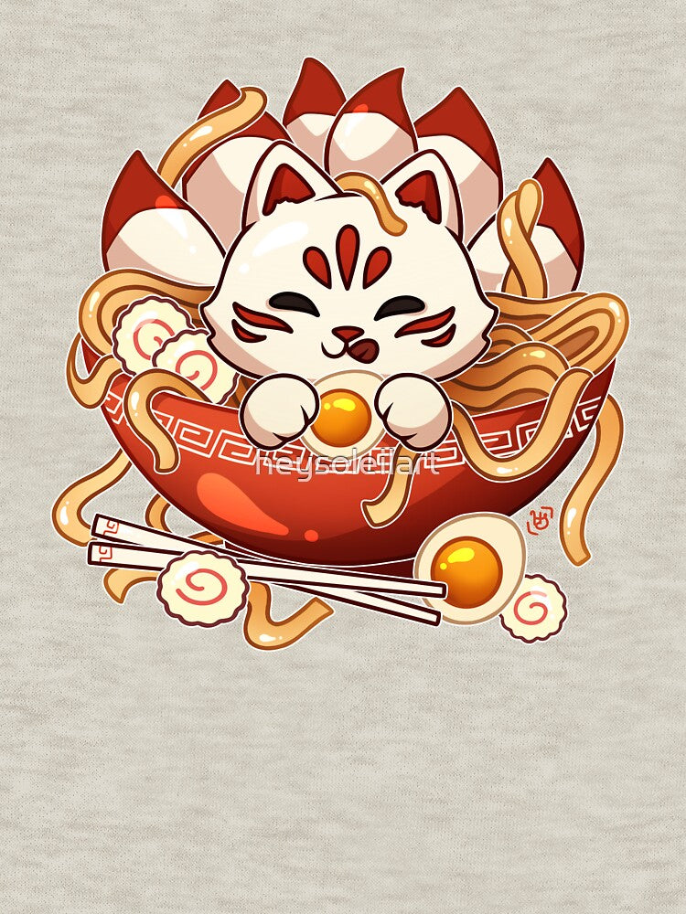 Kitsune Udon Bowl by heysoleilart
