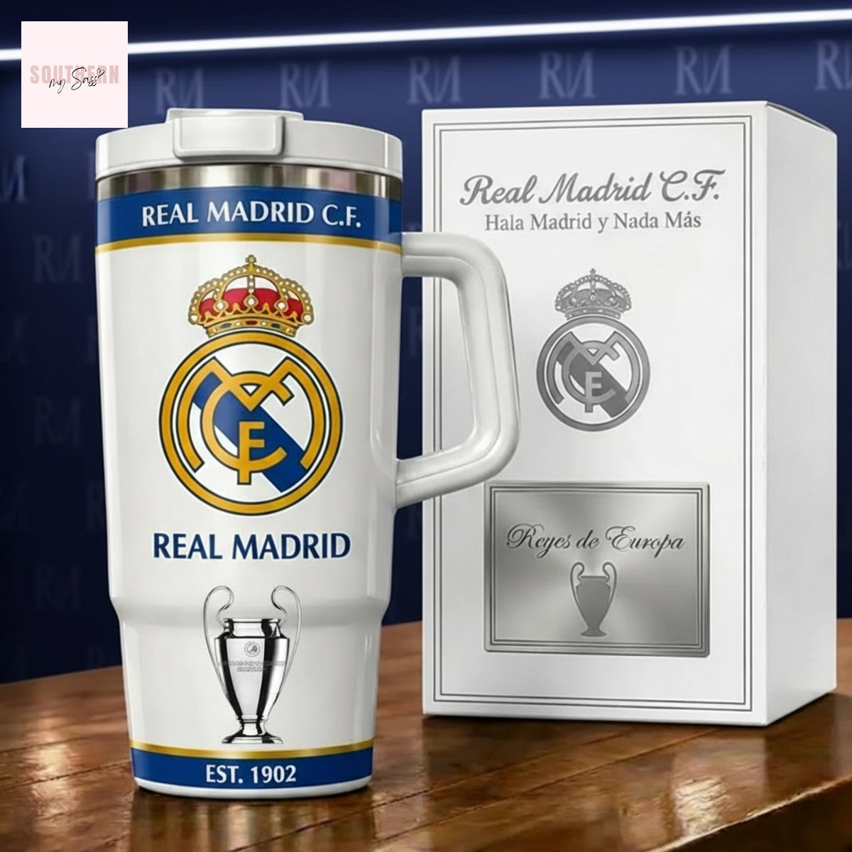 Real Madrid C.F. Est.1902 Tumbler