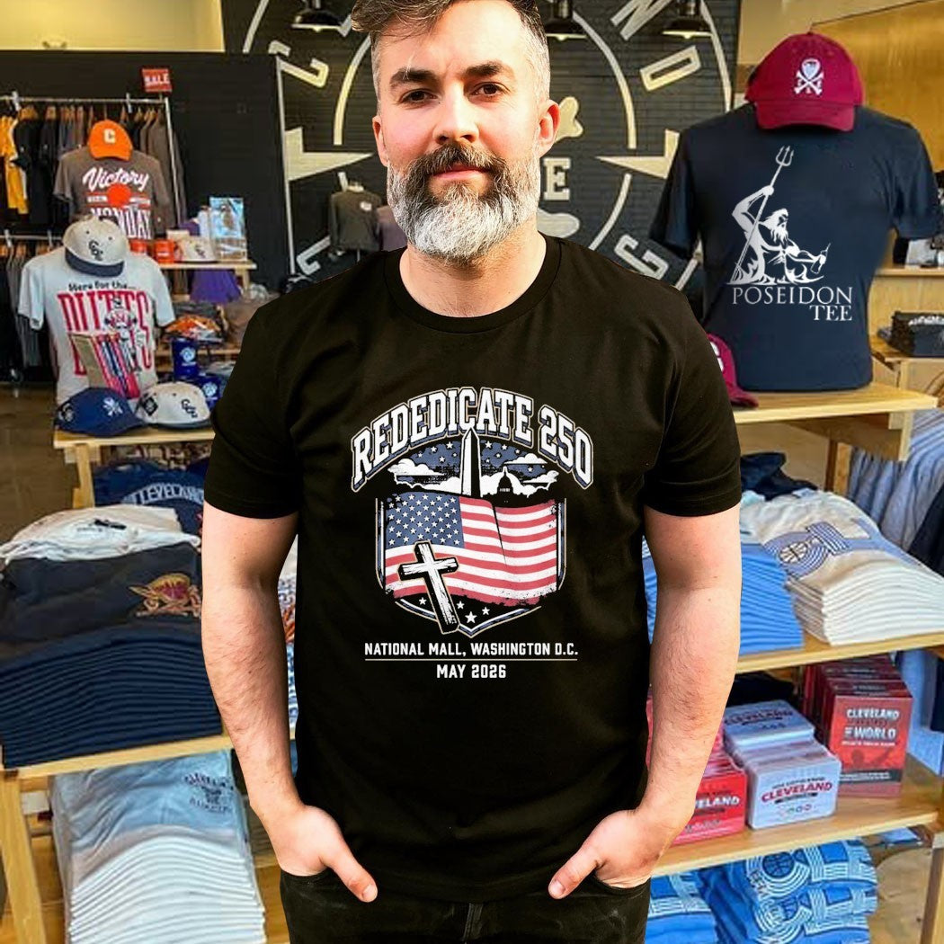 Rededicate 250 Christian Patriot Gift Niche T-shirt