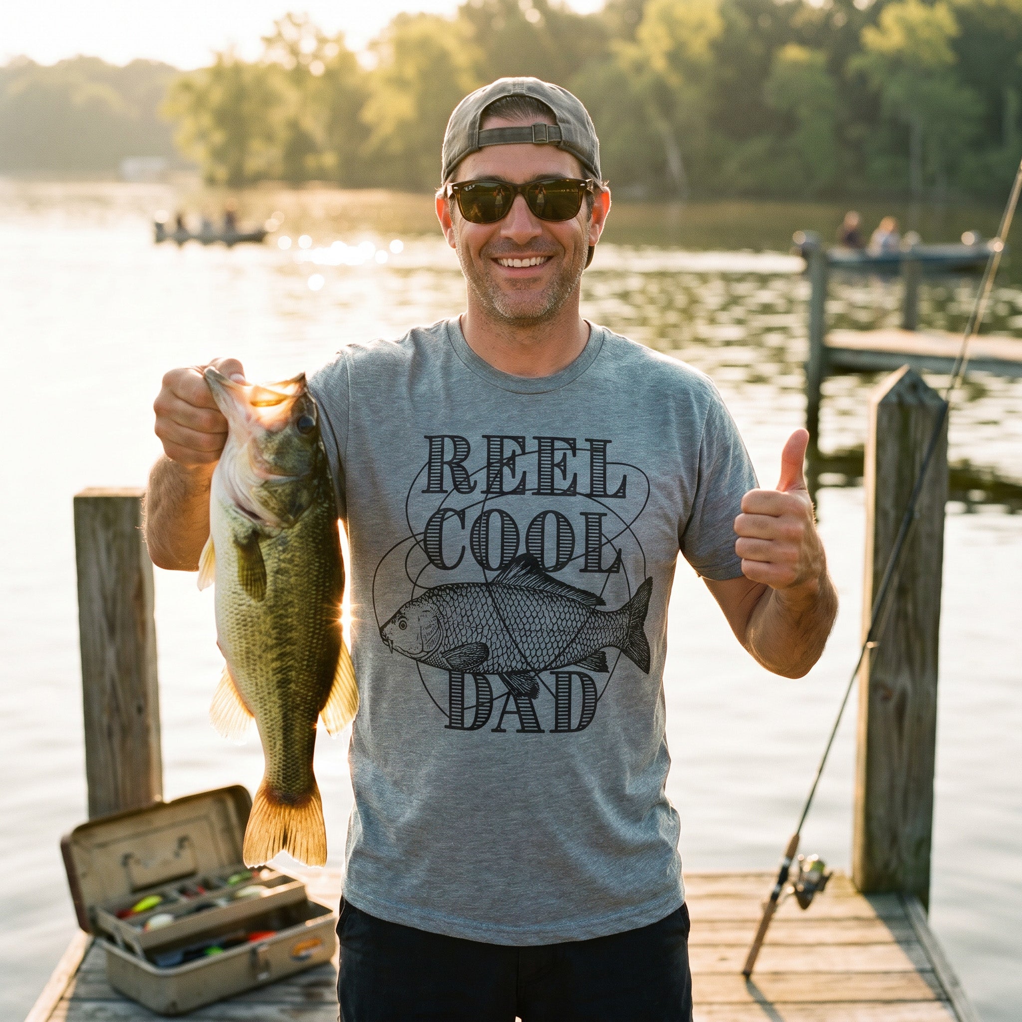 Reel Cool Dad Men's T Shirt