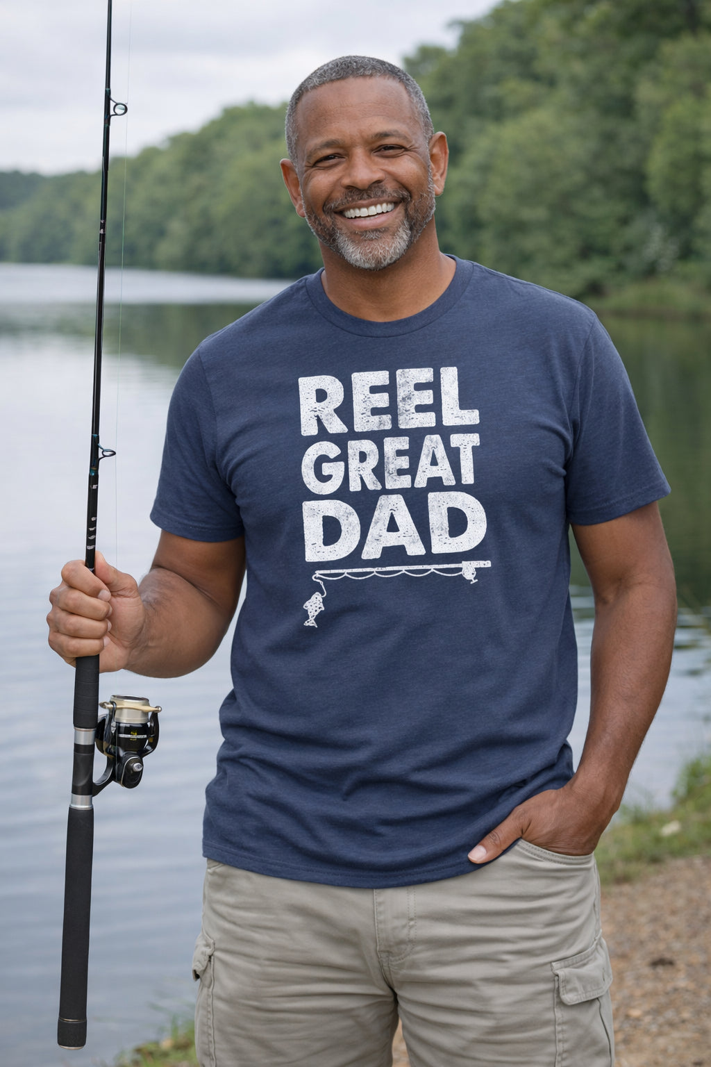 Reel Great Dad Men's T Shirt