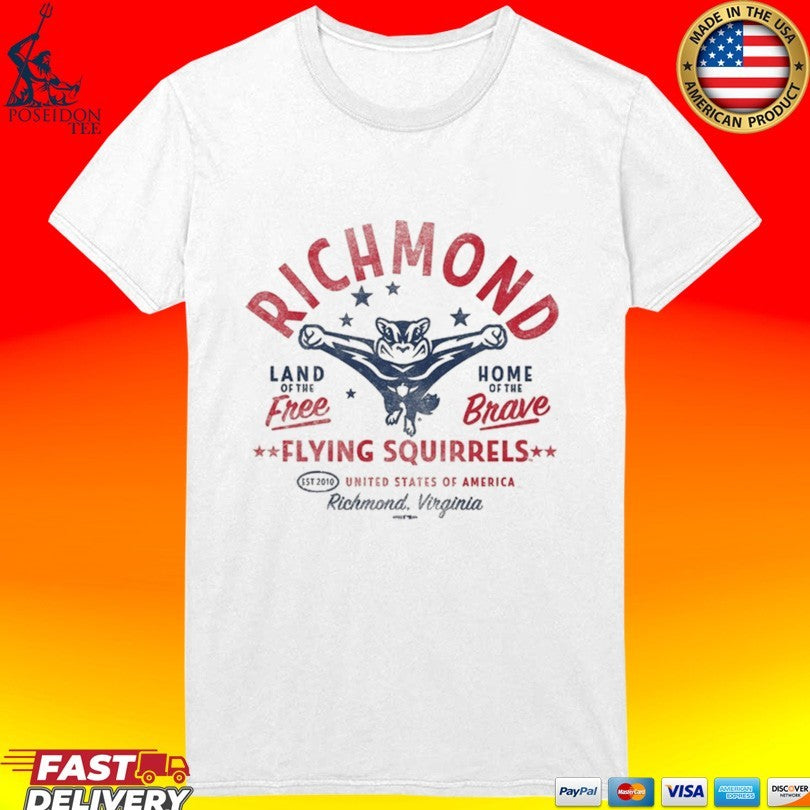 Richmond Flying Squirrels Vintage Usa T-shirt