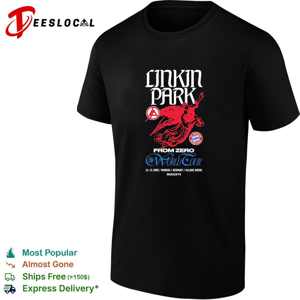 Linkin Park From Zero world tour Munich Germany 2026 horse rider poster shirt