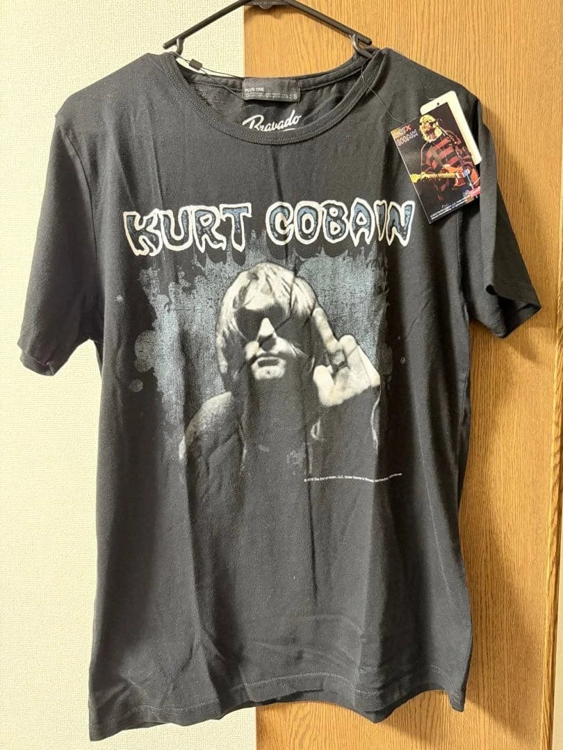 Kurt Cobain NIRVANA T-shirt Black Size S