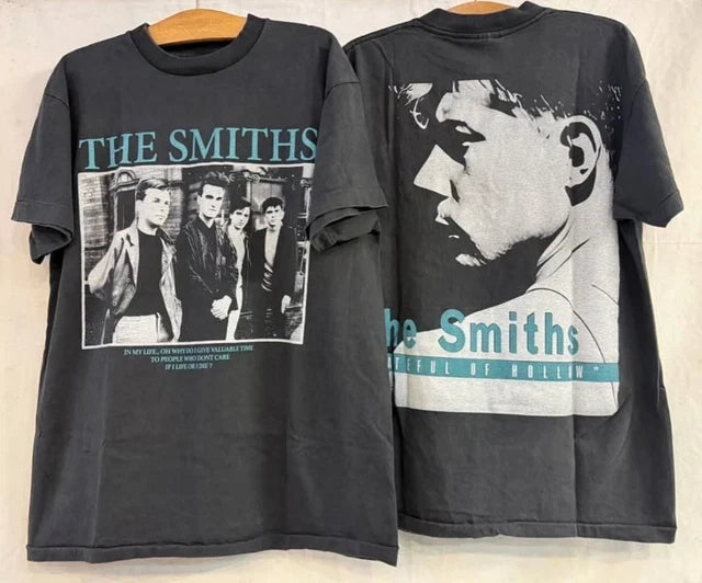 Vintage The Smiths 1980s Hatful Of Hollow Band Shirt REPRINT