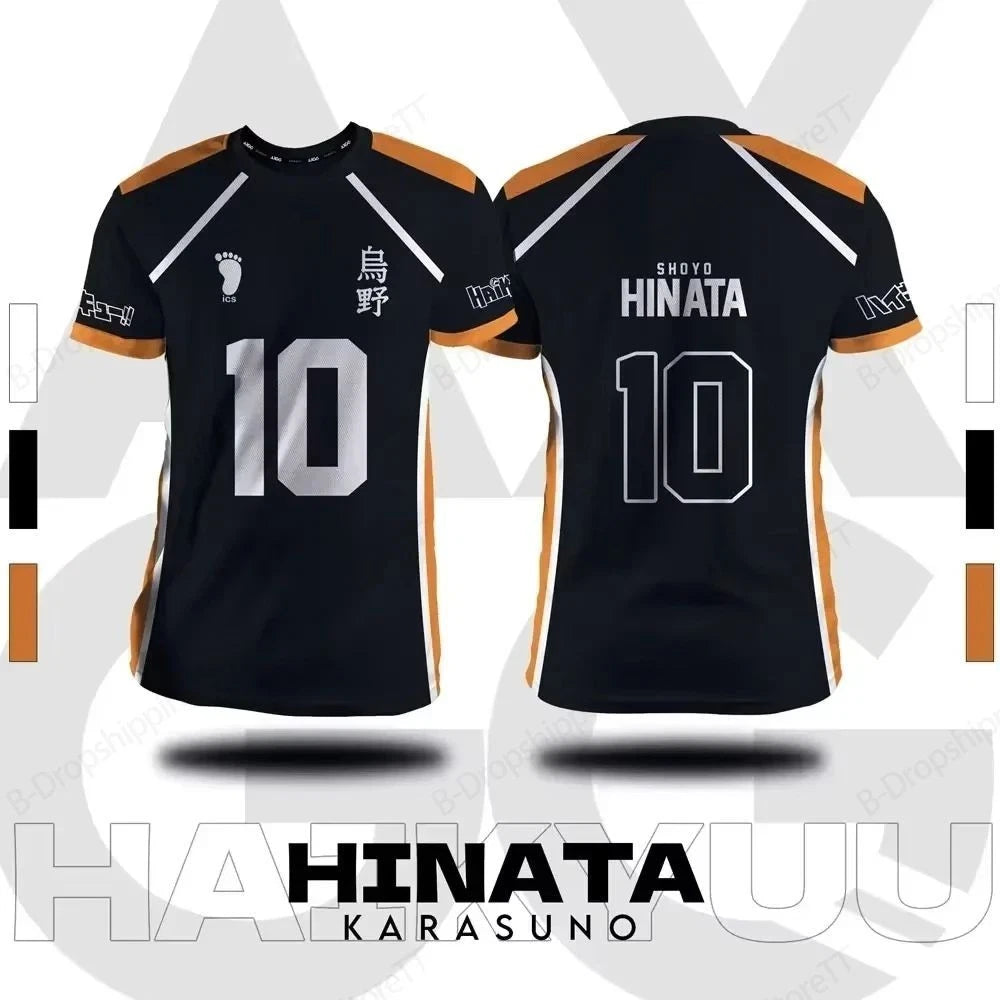 Hinata Haikyu Motivational Volleyball Anime T-Shirt Different Patterns