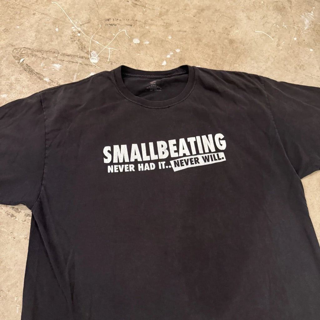 Vintage Smallbeating Skateboard Shirt Mens XL Black Y2K Vintage