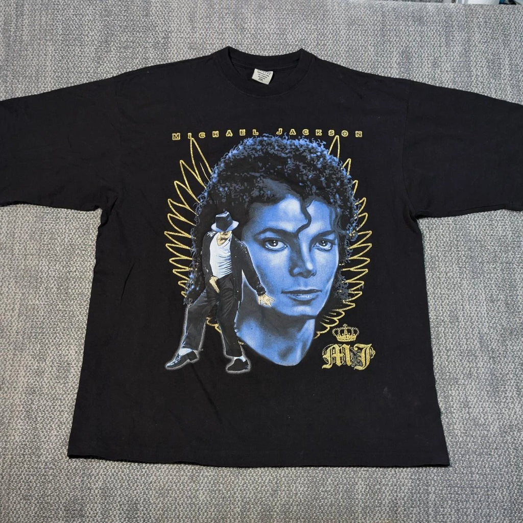 Vintage Men's T-shirt RARE Y2K Michael Jackson Memorial Dancing Shirt S-5XL