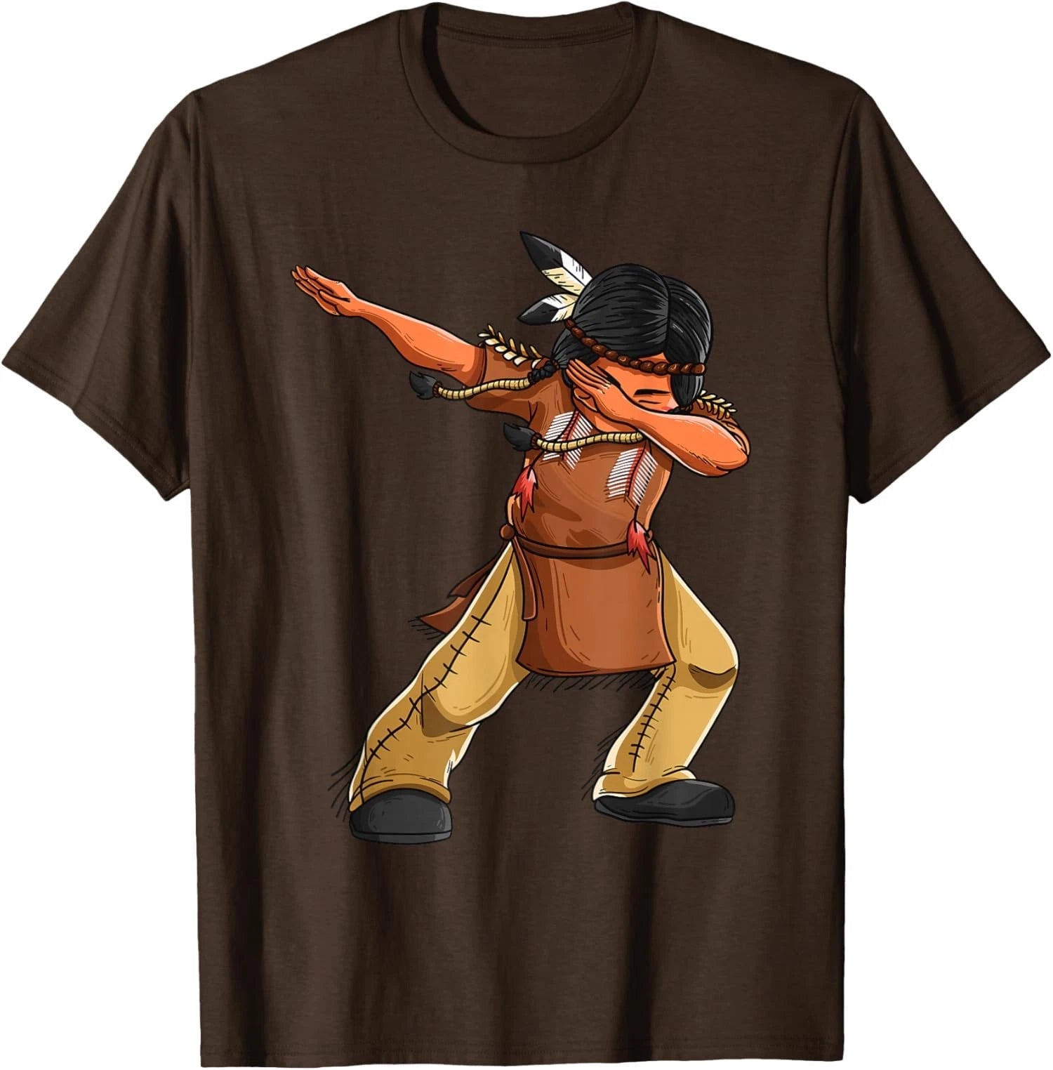 Dabbing Indian Funny Cute Native American Dance Unisex T-Shirt