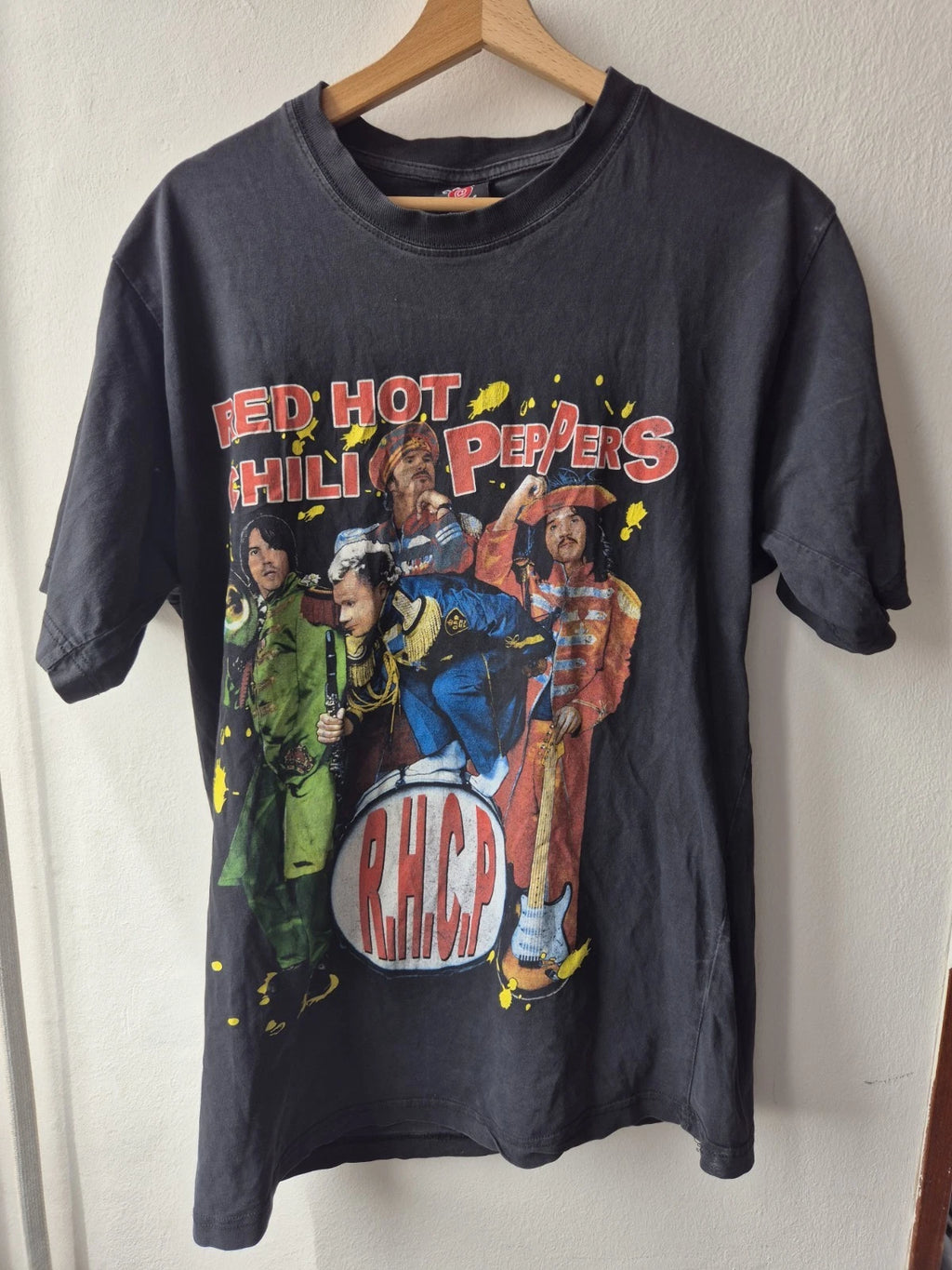 Red Hot Chili Peppers 90s Sgt. T-Shirt Pepper Euro Boot Rare Tee