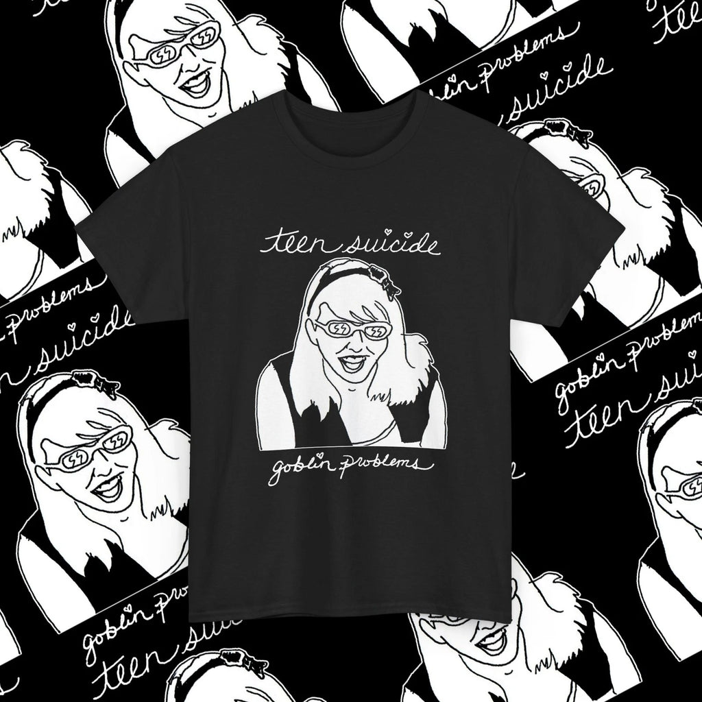 Teen Suicide "Goblin Problems" Shirt, Lo-Fi Emo Indie Rock Band T-Shirt