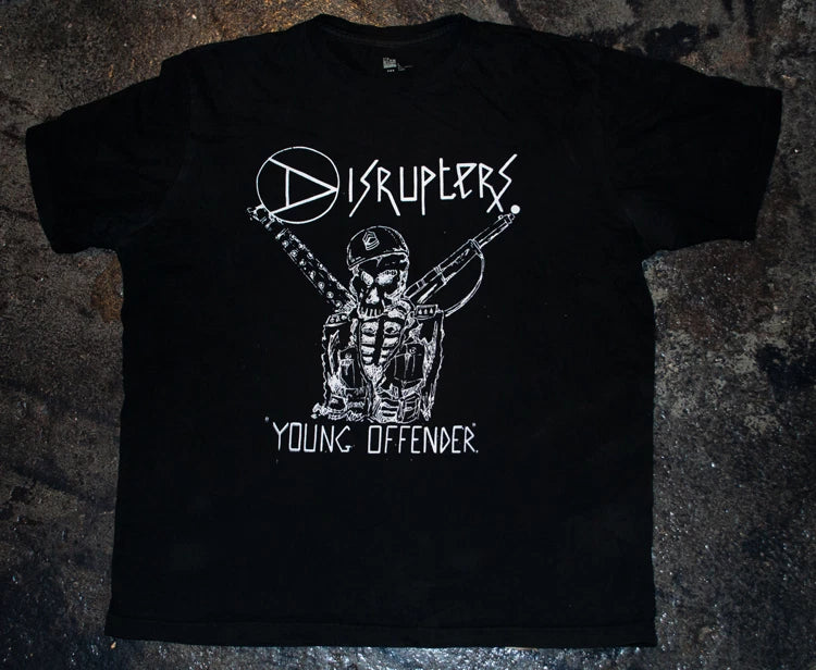 The Disrupters - 'Young Offenders' T-shirt (punk crass mob discharge kbd)