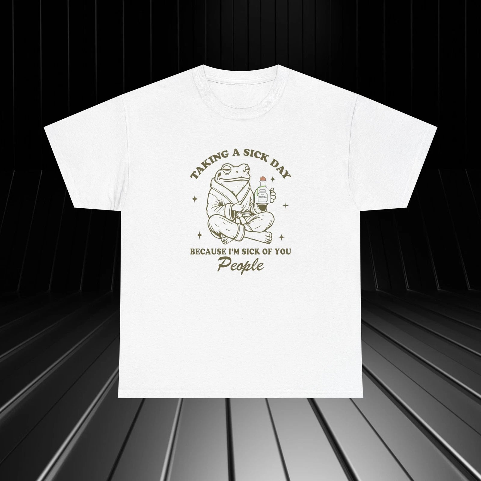 Relatable Frog T-Shirt | Funny Unisex Tequila Graphic Tee | Gift for Friends
