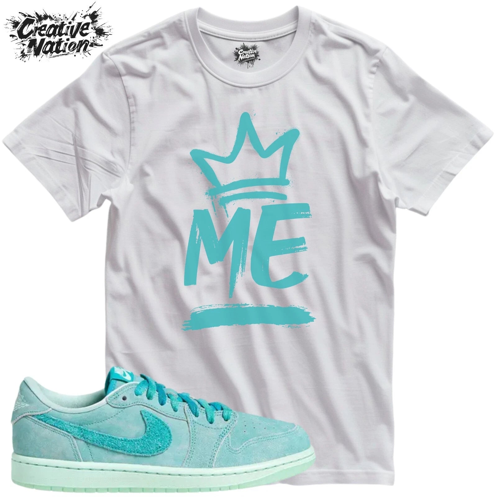 Shirt To Match 1 Washed Teal Unisex Tee Sneaker Shirt Me Shirt For Sneaker Tee